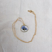 Forget-Me-Not flower necklace